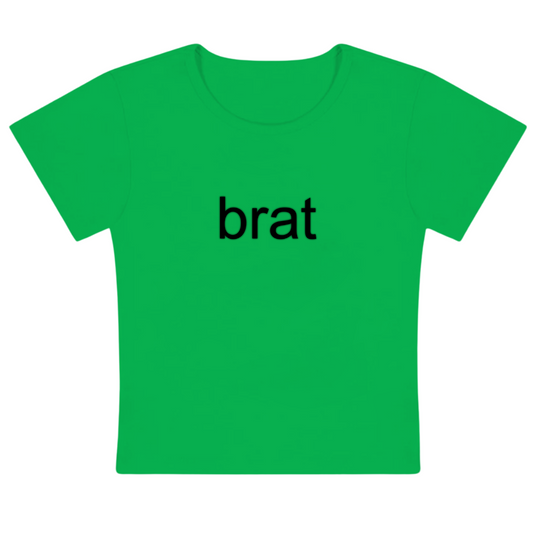 'Brat' Baby Tee